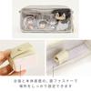 Toyo Case Oshiire OSHiiRE Plush Bag, 29 X 14cm, Ita-Bag, Oshikatsu, OSHI-2914 (Body: Ivory, Lid: Light Blue)