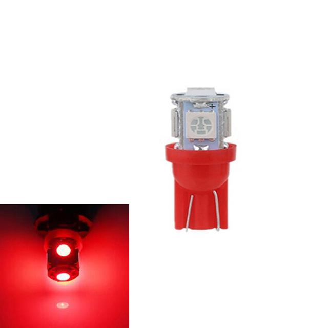 

Светодиодные лампы T10 разных цветов 1Pcs красный