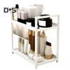 Countertop Storage Rack Double Layers Heavy Duty Metal Home Office Living Room Kitchen Bathroom Cosmetics Organizer Holder