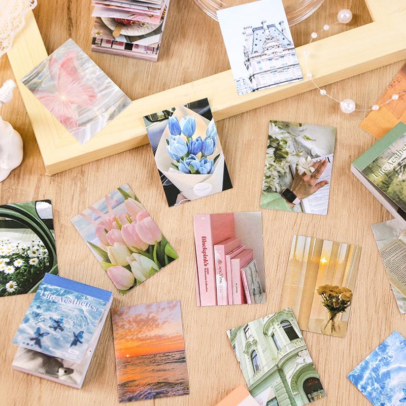 Mini-Notizbuch für Kinder im Antik-Stil, kreatives Material, dekorative Aufkleber