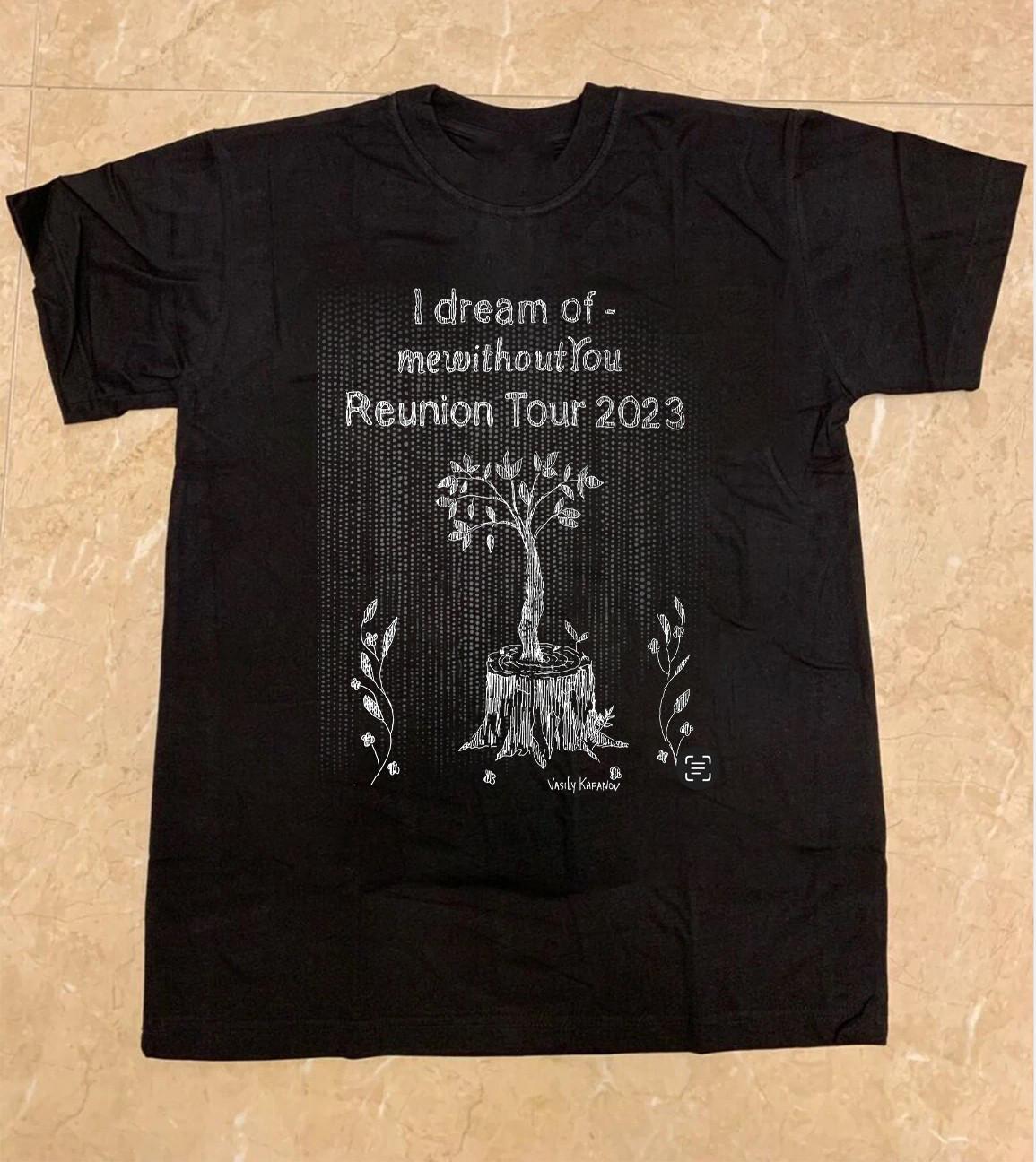 mewithoutyou 2023 poster Black Cotton All size S-5XL Shirt HT135 S