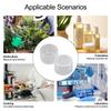 Conveniently Sized One Hundred Count Pack of Clear Disposable Plastic Measurement Tools At Five Milliliters Each