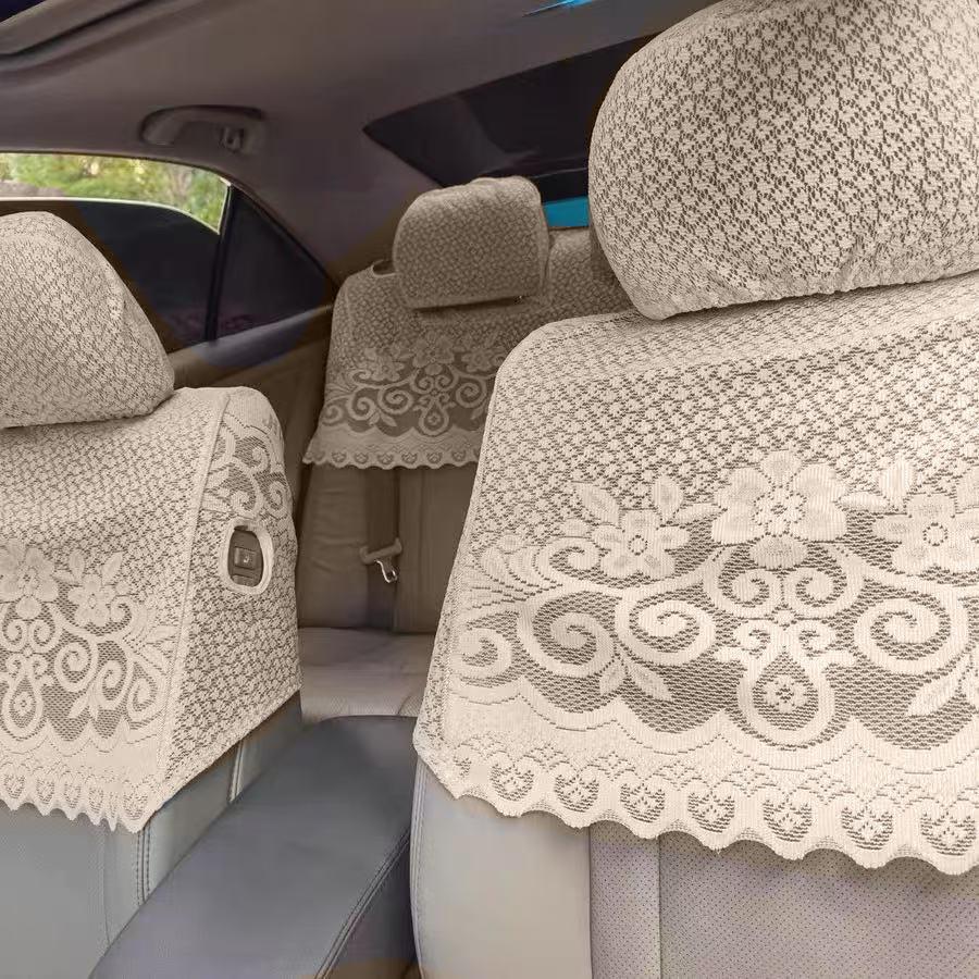 Toyota Corolla Lace Thickened All-Season Breathable Half Seat Cover