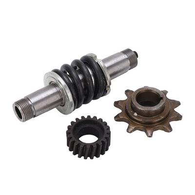 Kit de engrenagem de bicicleta com roda dentada de transmissão de eixo de embreagem para motor de 2 tempos de 66 cc e 80 cc, bicicleta motorizada