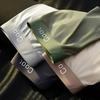 Men Boxer Underwear Elastic Mid-Waist Design Patchwork Color U-Convex Shorts Briefs Smooth Texture Panties