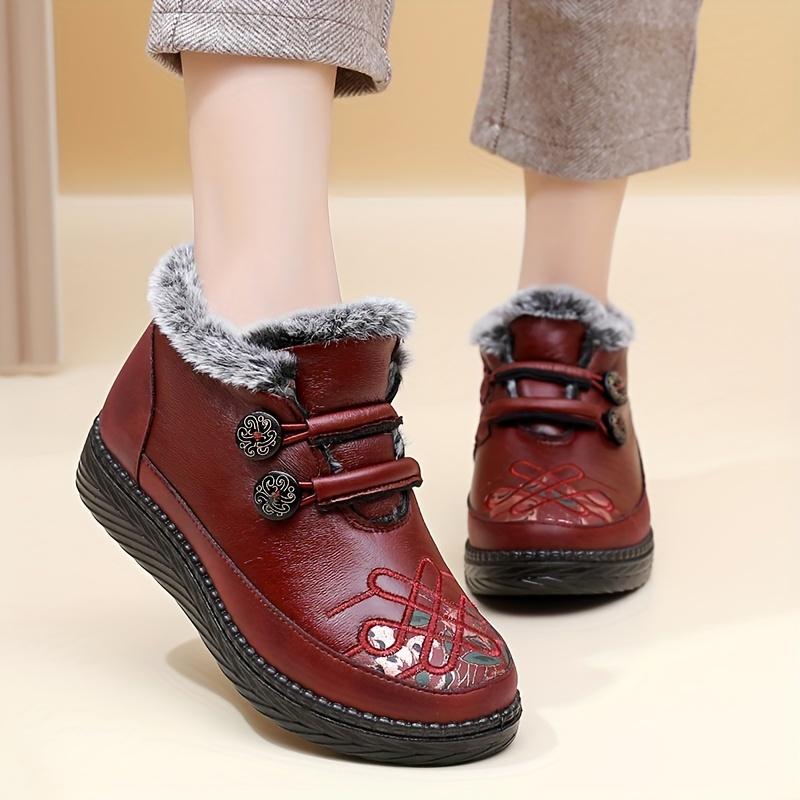 Winter New Style Shoes Thick Warm Shoes Non-Slip Soft Sole Snow Boots Women Shoes