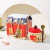 Creative Apple Christmas Ceramic Cup Mug with Lid Christmas Gift High Pretty Water Cup Gift Box Souvenir