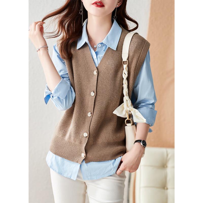 Firstview Women's Casual Versatile Vest