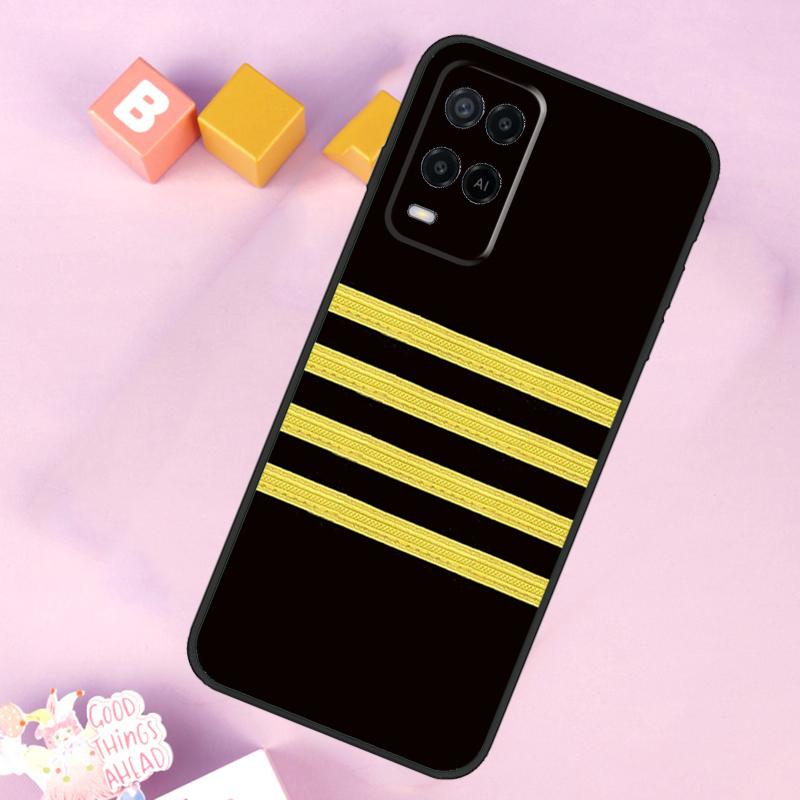 

Airplane Pilot Epaulette Case For Oppo A54 A74 A94 A40 A60 A80 A18 A38 A58 A78 A98 A96 A76 A16 A15 A17 A57 A5 A6 Pro OPPO A57 5G