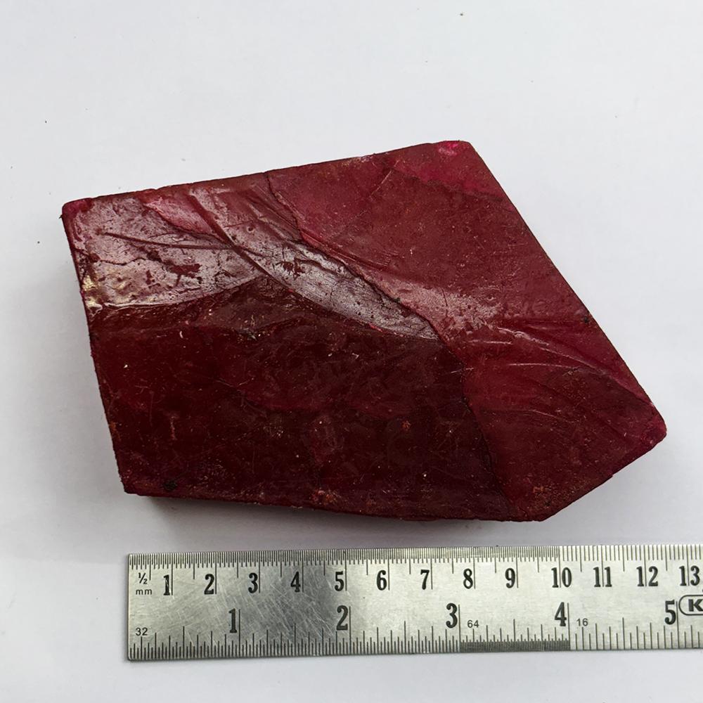 4035 Carat Natural Uncut Red Ruby Huge Size Rough CERTIFIED Loose Gemstone