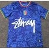 Maglia da Calcio Signature Stussy Retro Brasile Argentina Portogallo Maglia da Allenamento Calcio Uomo Donna Manica Corta
