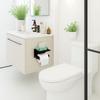 Stainless Steel Toilet Paper Holder Rustproof Anti Fingerprint Tissue Roll Holder Self Adhesive Wall Mounted