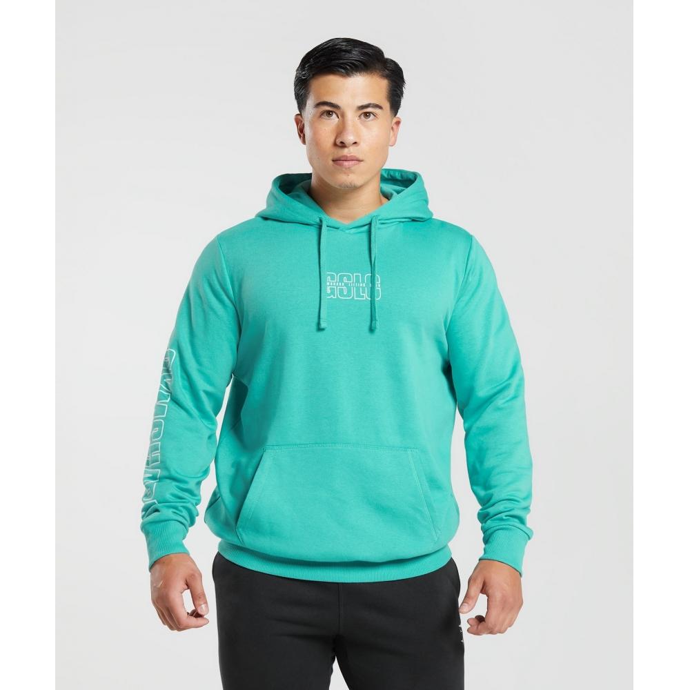 

Толстовка GYMSHARK Lifting Club Capri Blue A4A7E UB9G