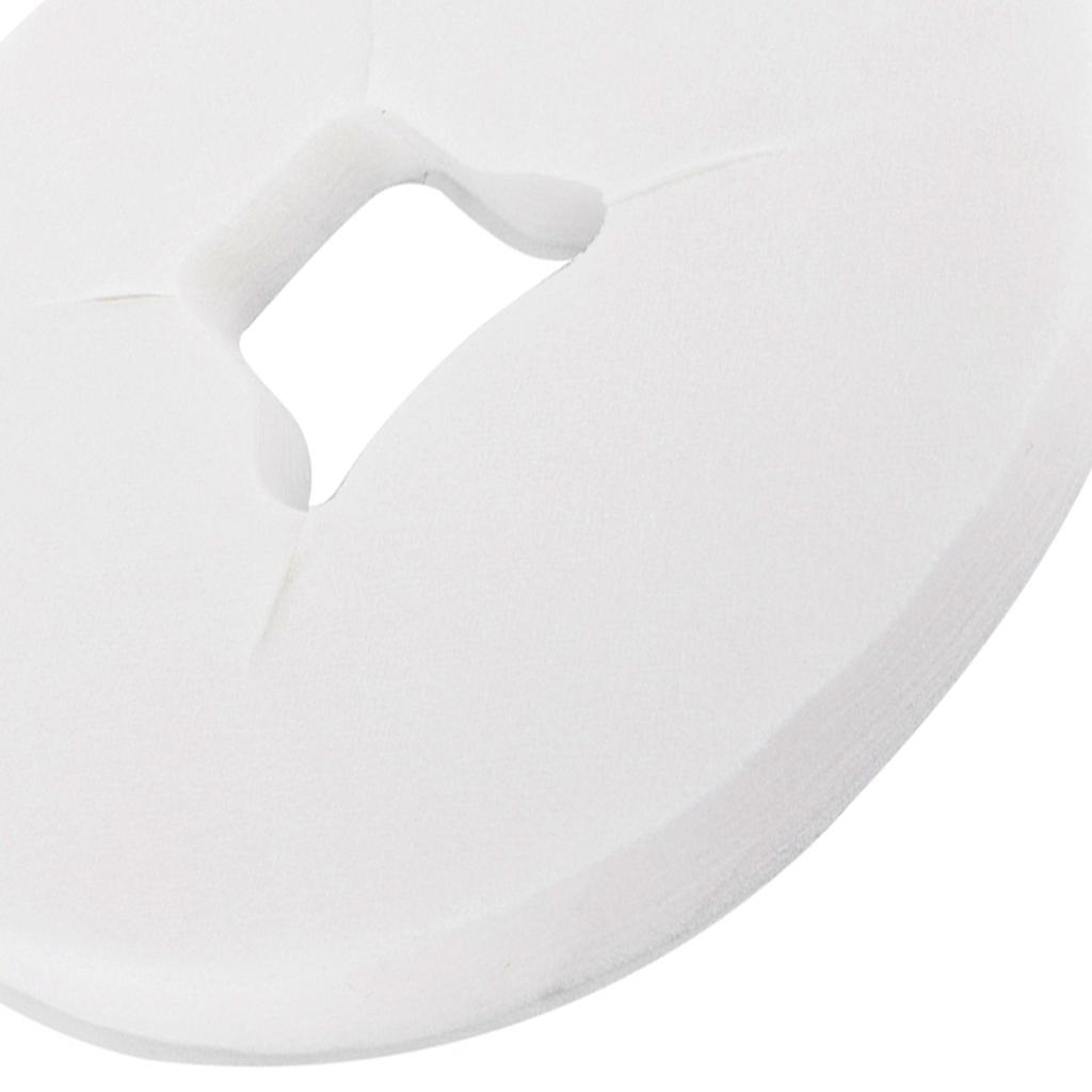 100Pcs Face Massage Cover Pad Disposable Salon SPA Face Hole Pillow Mat