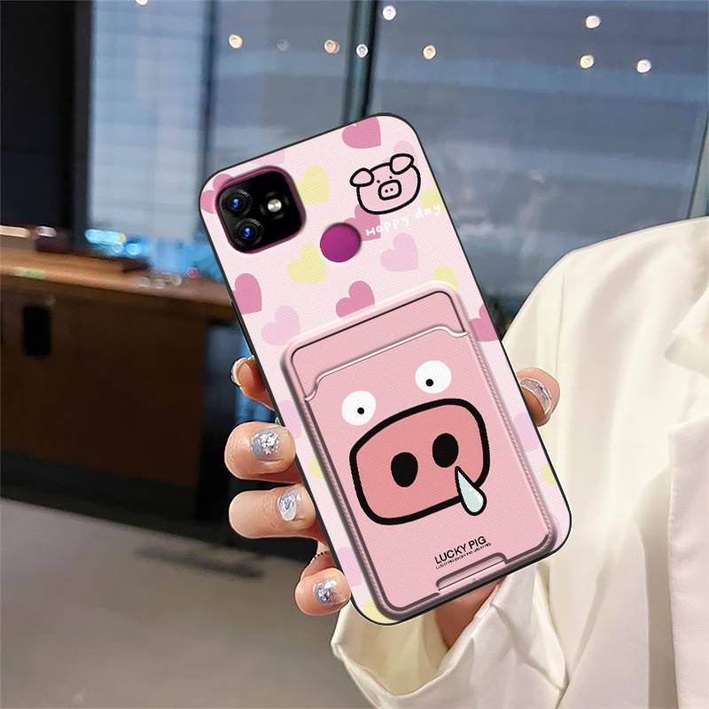 Waterproof Back Cover Phone Case For Itel P36/P36 Pro/vision1 Plus Durable Card slot Full wrap Fashion Design Soft case