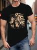Unisex'S Western Cowboy Graphic T-Shirt - Casual Short Sleeve Crew Neck