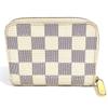 Louis Vuitton N63069 Damier Azur Zip-around Coin Purse Wallet
