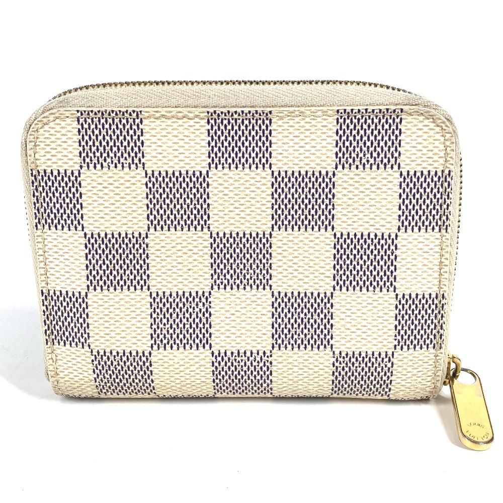 Louis Vuitton N63069 Damier Azur Zip-around Coin Purse Wallet