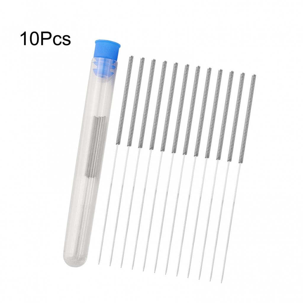 10pcs Stainless Steel Nozzle Cleaning Needles Kit for 3D Printer - 0.4mm