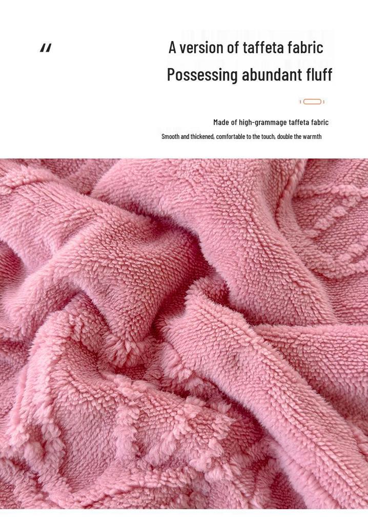 Plush Lambswool Butterfly Flower Multifunction Blanket