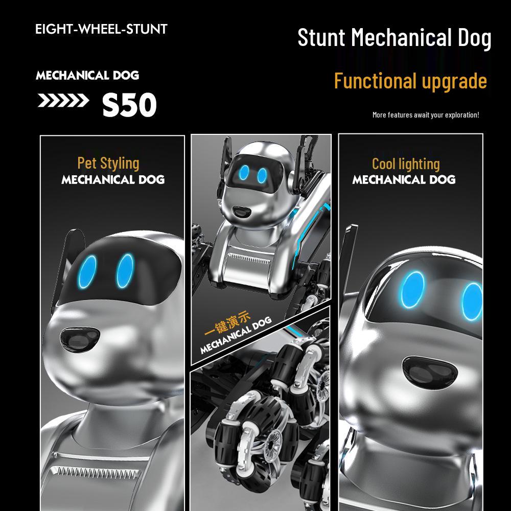 New Eight-Wheel Stunt Car & Intelligent Dog Gesture Control Toy for Boys