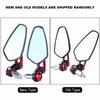 Universal Motorcycle Motorbike Aluminum Alloy 7 8  22mm Bar End Side Rearview Mirrors