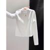 Spring Autumn Stand Collar Casual Fashion Zipper Coat Women Long Sleeve Cardigan Top Bottomed Tee T-shirt