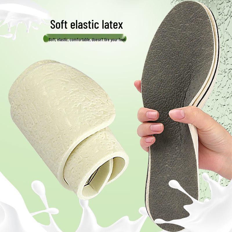 Men's and Women's Casual 3MM Sports Insoles: Sweat-Absorbing, Cut-to-Fit, Embossed Non-Woven Fabric, Latex Insoles