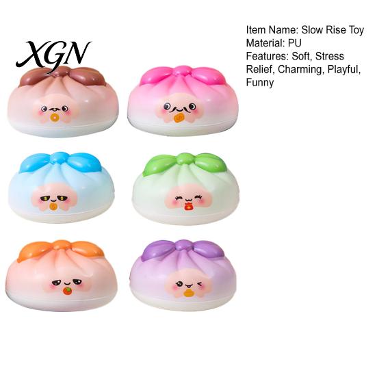 Squeeze Toy for Adults Dumpling Slow Rise Soft Bun Shaped Sensory Durable Stress Relief Fidget Adult Anxiety Pinch Reliever