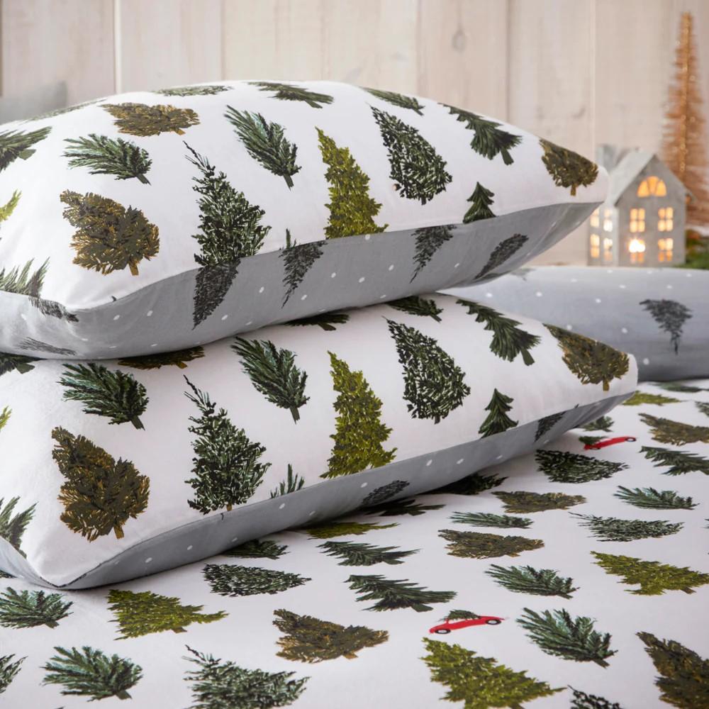 Furn Evergreen Brushed Cotton Duvet Cover Set