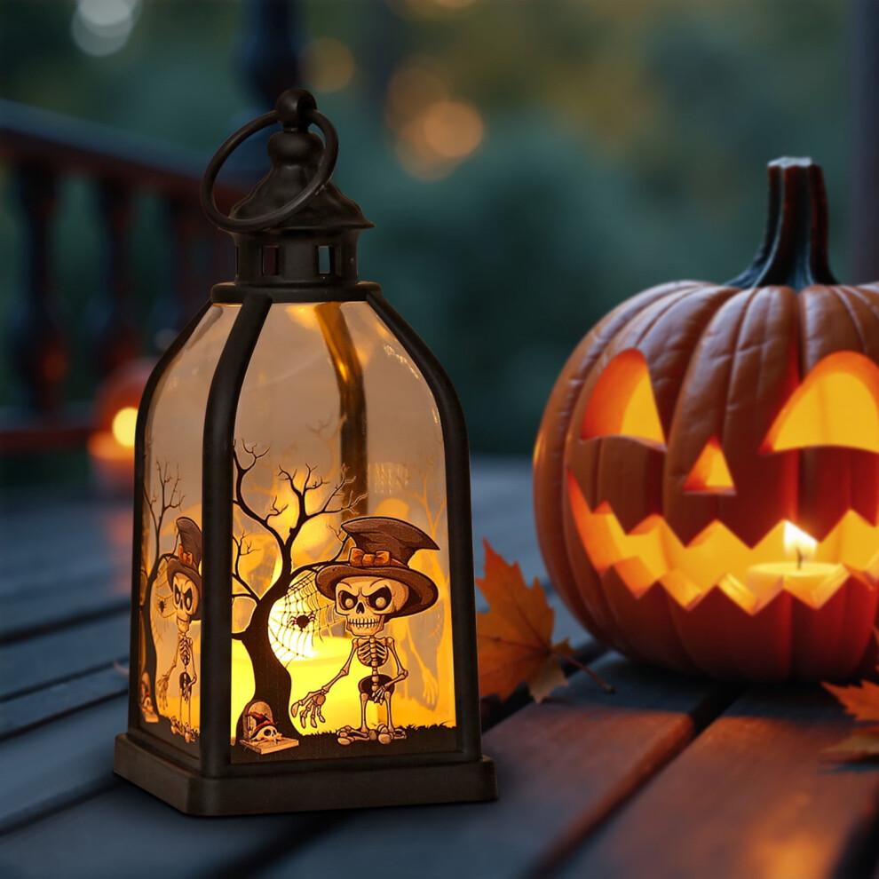 LED Pumpkin Lantern Flameless Wind Light for Ghost Festival