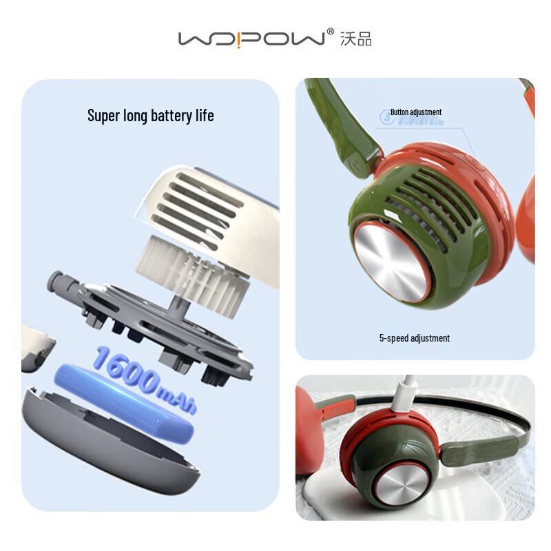 WOPOW FA16 Bladeless Portable Neck Fan