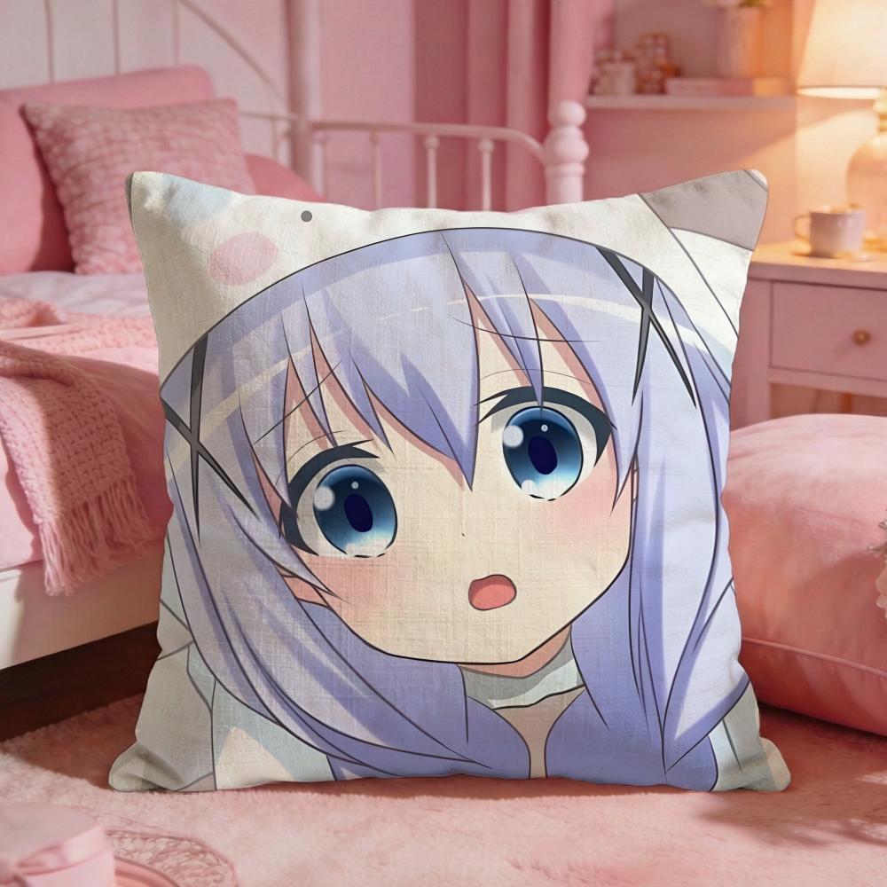 lIs the Order a Rabbit Cushion Cover Premium Comfort Reversible Pillow Cove Two in One Design for Any Room  Car Interior