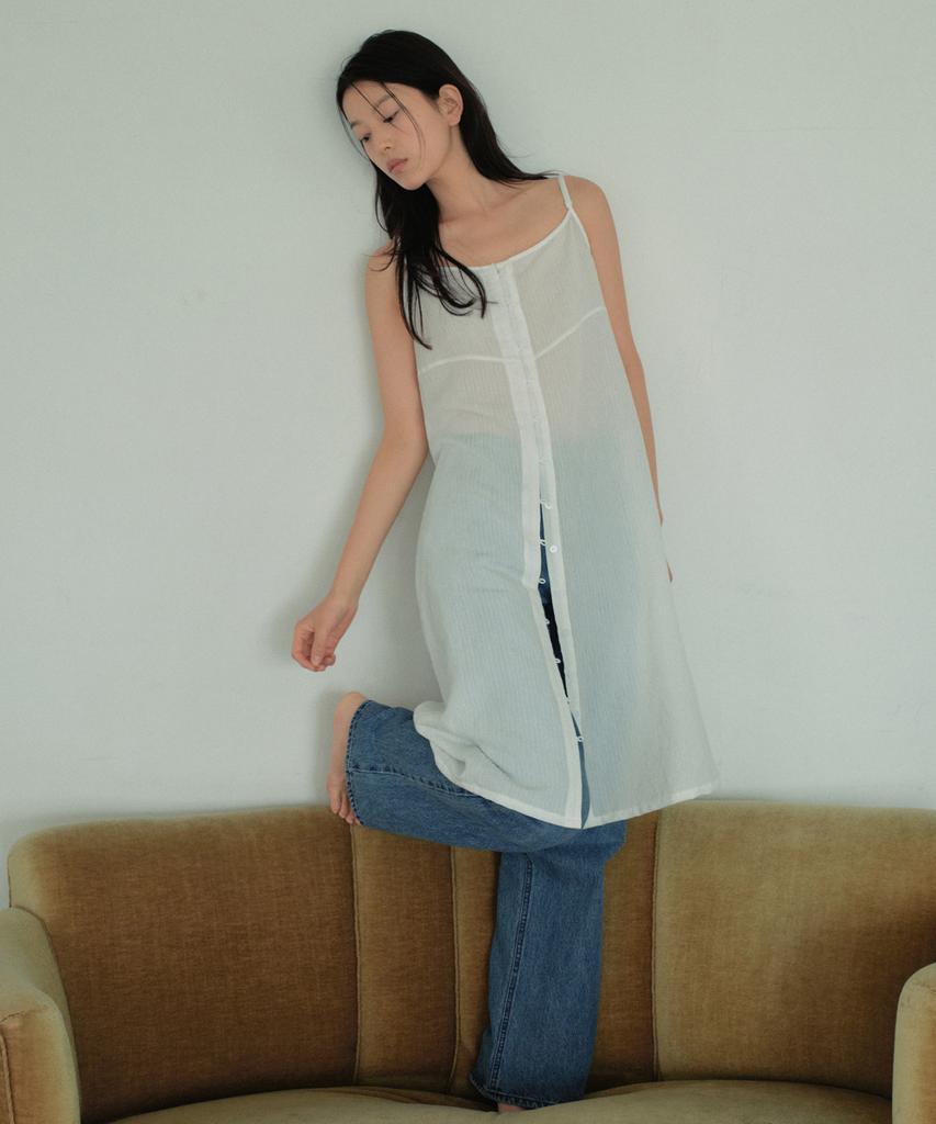 Wednesday Oasis For Woman Moa Layered Sleeveless Dress_Ivory(Wb6Op03)