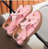 Summer Bow Little Girl Fashionable Versatile Sandals for Baby Girls Korean Version Casual Soft Soled Beach Shoes