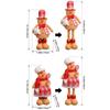 Large Gingerbread Man Retractable Doll Cute Merry Christmas Decoration  New Year Supplies