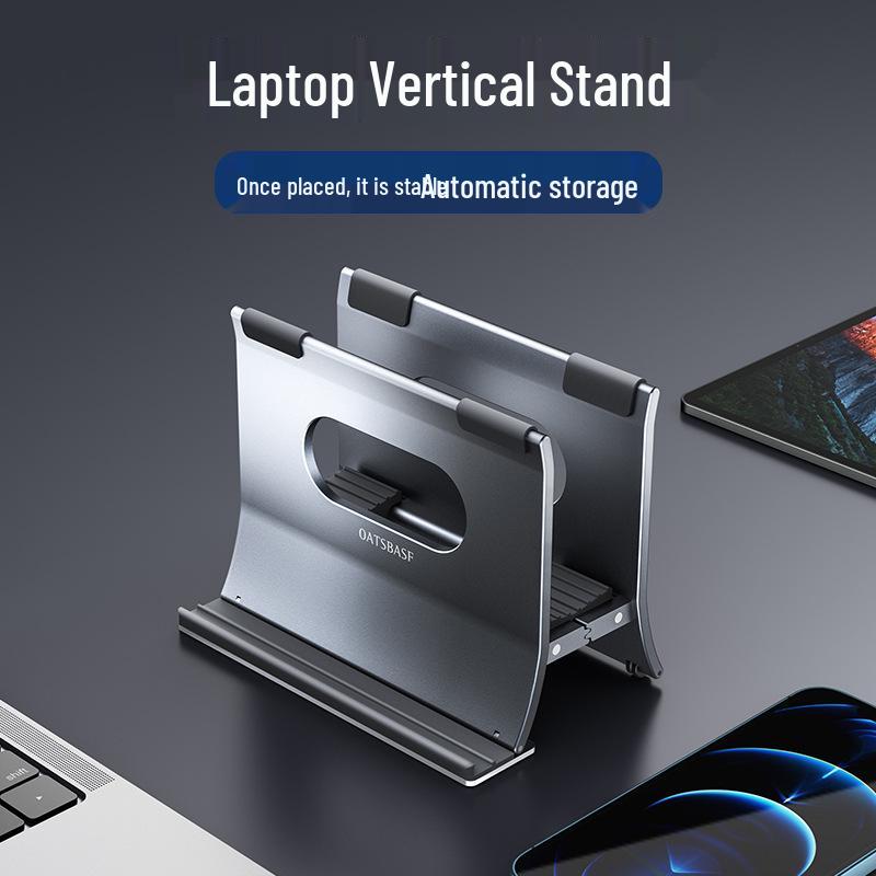 Paifan 2026 Alloy Desktop Stand for Laptops, Tablets, and Phones - Automatic Gravity Storage