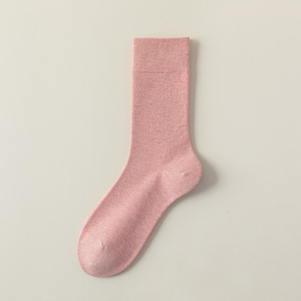 Seamless Crew Winter Pure Color Warm Breathable Thermo Anti-Bacterial Quick Dry Silk Knitted Cashmere Merino Wool Women Socks