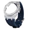 Dla Casio G-SHOCK GA-2100 Zmodyfikowana koperta na pasek Glacier Przezroczysta Galaretkowa Koperta PC Żywiczny pasek Akcesoria osobowościowe do zegarka GA2100