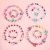 Charming Mermaid Necklace & Bracelet Set for Kids – Candy Color & Princess Theme
