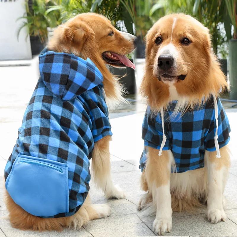 Reversible Plaid Dog Winter Coat Vest Cold Weather Pet Jacket for Small Medium Large Dogs Pet Apparel