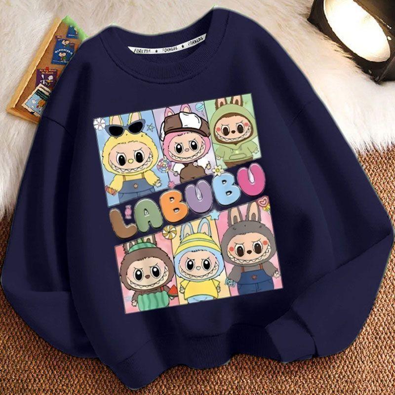 Niedliche Kinder-Sweatshirts, Langarm-Freizeit-Sweatshirts für Jungen und Mädchen für Frühling und Herbst