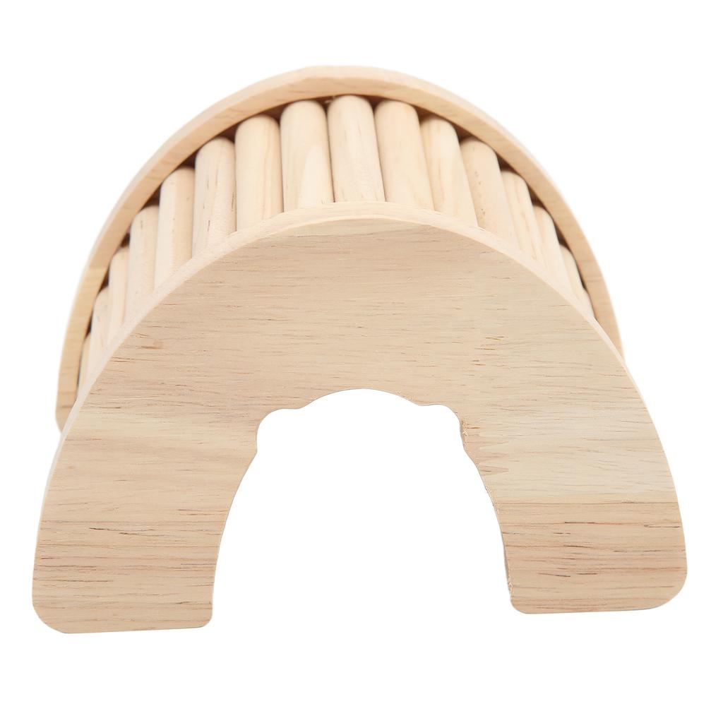 Wooden Hamster Arch Bridge Multifunction Wooden Bridge Toy for Rat Guinea Pig Chinchilla Ferret Golden Bear