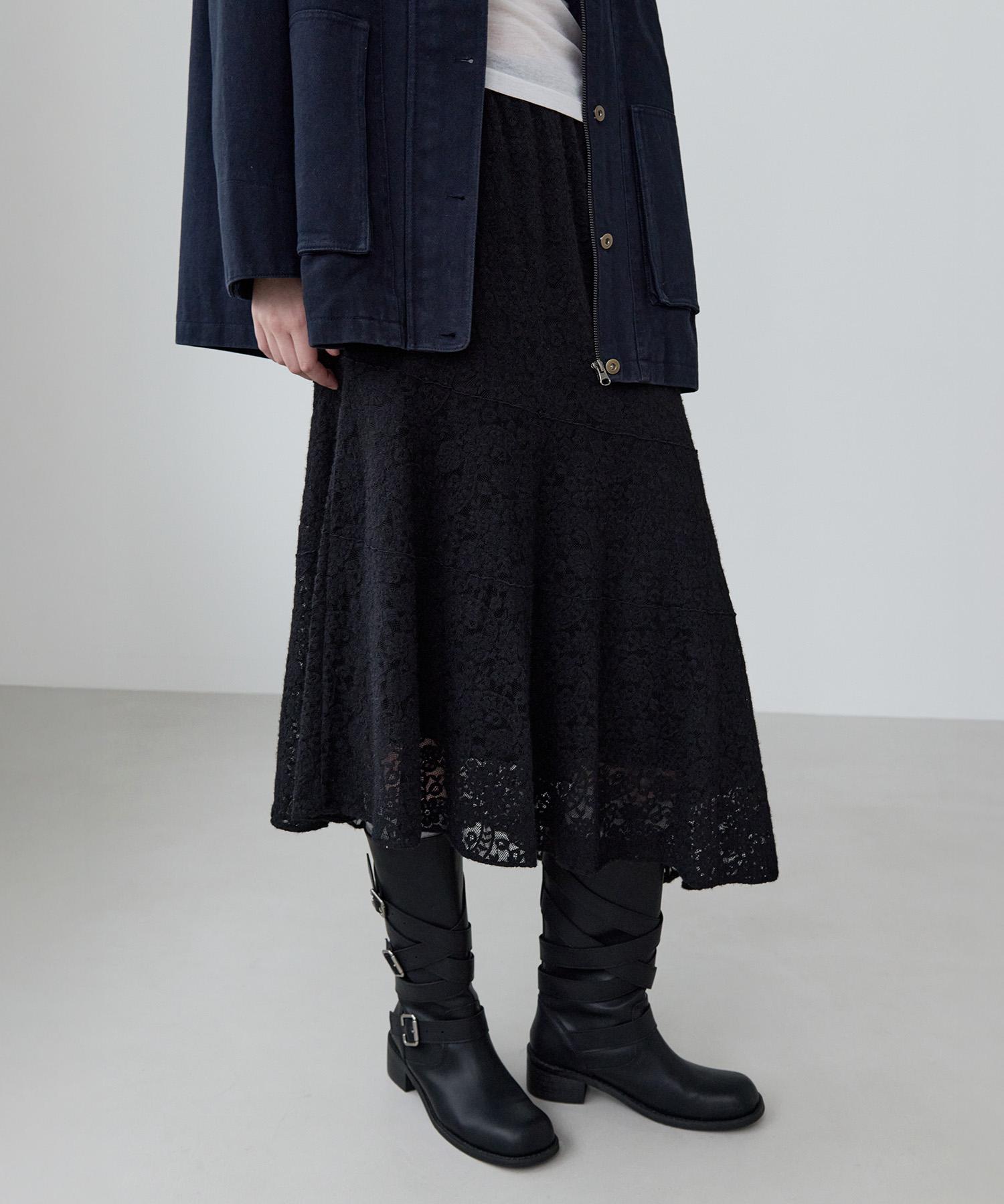 Lora Lora String Lace Long Skirt
