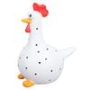 Resin Chicken Sculpture Rooster Ornament Garden Dot Chicken Statue Decoration for Home Outside Courtyard Patio Yard