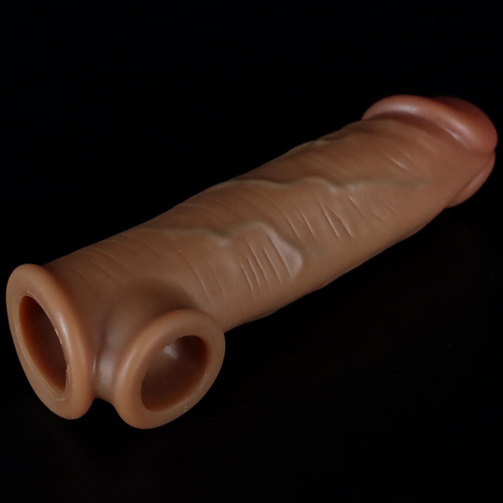 Mace Male Condom Glans Penis Lengthened Bold   Sex Toys Penis Extender Growth Sleeve Penis Coat Delay Ejaculation Dildo