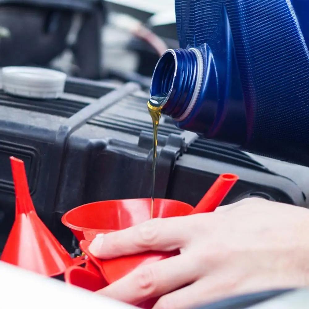 Car Plastic Funnel Refueling Gasoline Funnel Kitchen Tools Set Oil Filling Equipment Cars Motorcycle Refuel Filling Funnel Small