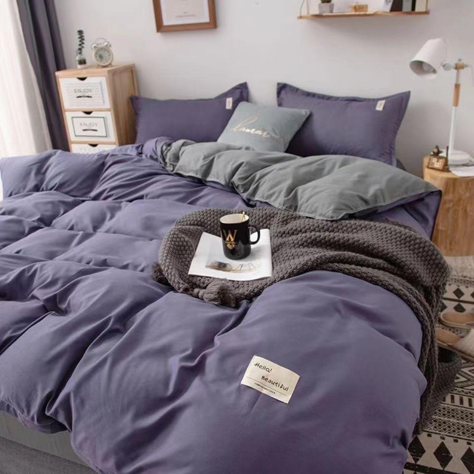 Nordic Duvet Cover Modern Skin-friendly Comfortable Four Season Universal Household Washable Bedroom Students Dormitory Textile
