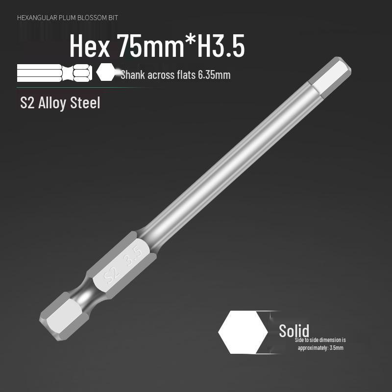 Alloy Steel Magnetic Hexagon Electric & Air Screwdriver Bit Set