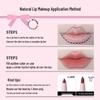 Honey Bundle Lip Kit: Double-Ended Liner & Brush for Silky Matte Velvet Lips, Long-Lasting Color & Whitening Effect